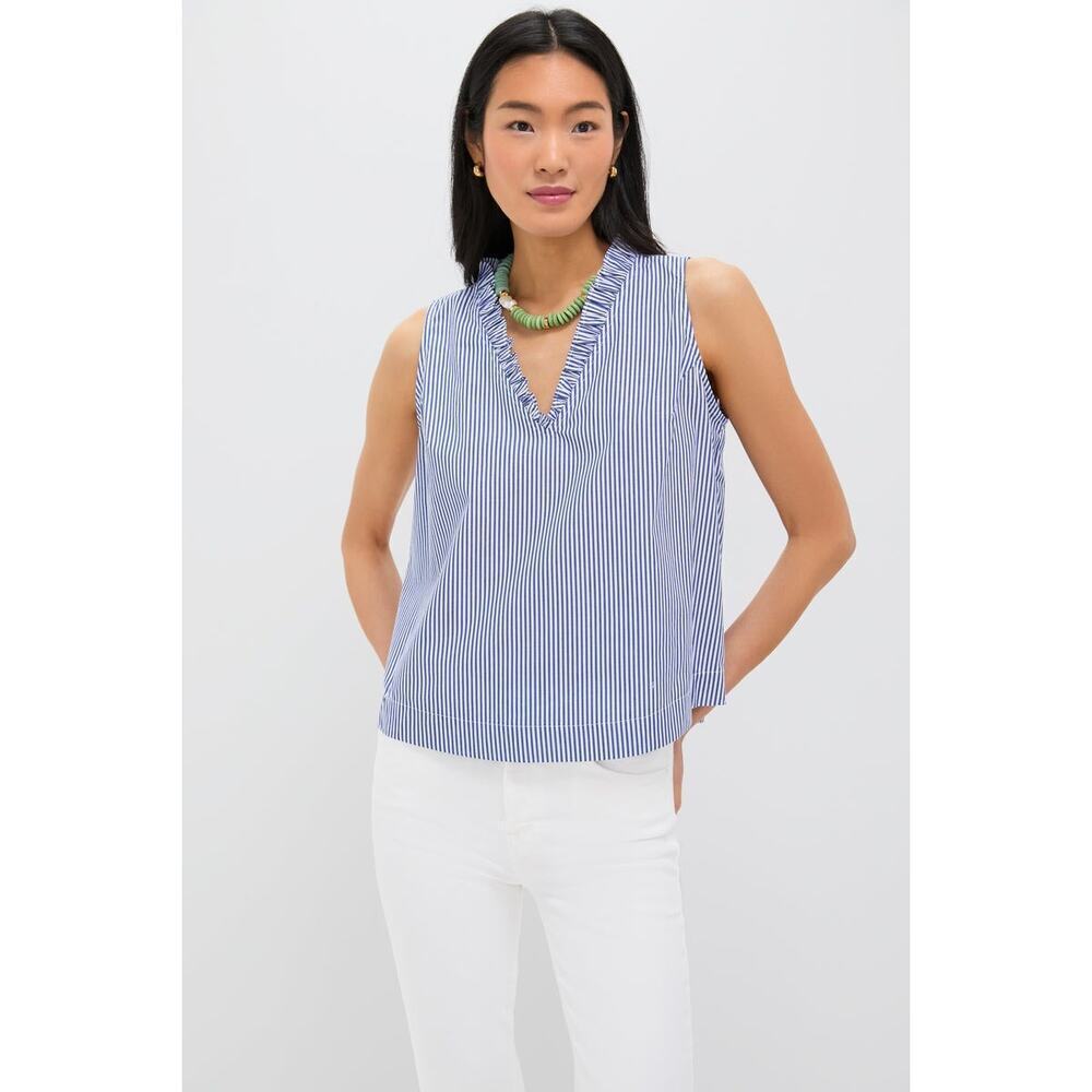 POMANDER PLACE Striped Veronica Top Size M NWT Retail $88 Tuckernuck